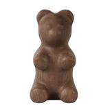 Figurine Ours en Guimauve - Chêne Fumé - h 23cm | Fleux | 2