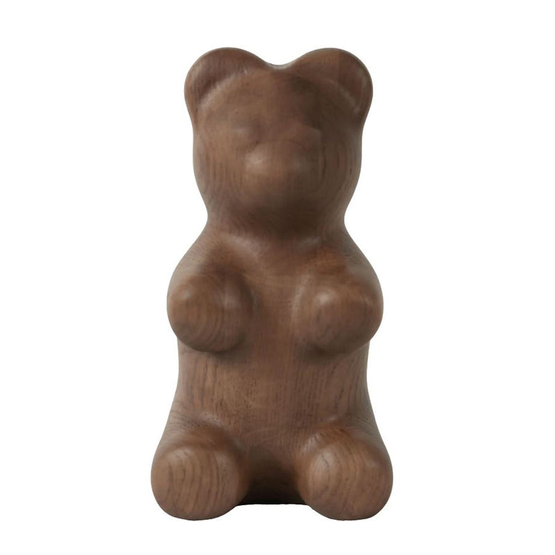 Figurine Ours en Guimauve - Chêne Fumé - h 23cm