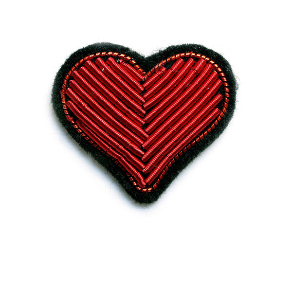 Red Heart Brooch