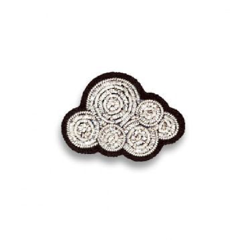 Broche Nuage Cumulus - Argent