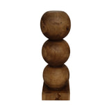Piédestal Bulb en bois d'acajou | Fleux | 2