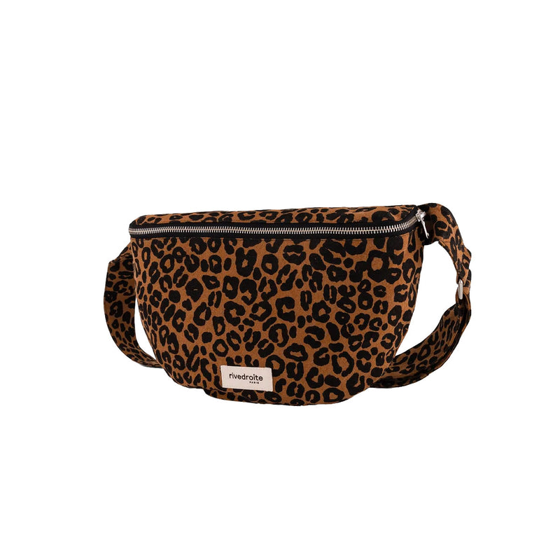 rivedroite - Custine Recycled Cotton Belt Bag - Leopard