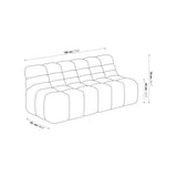 3 seater Chopin sofa - Natural | Fleux | 24