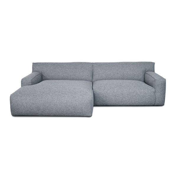 Accoudoir Gauche Clay Longchair - 1,5 places - Polvere 90 Gris