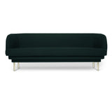 Cornice 3-seater velvet sofa - Duck Green &amp; Brass | Fleux | 3