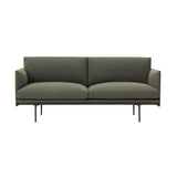 Outline 2-seater sofa Fiord 961 - Green | Fleux | 2