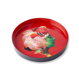 Plateau rond Canarbella en fer - Ø 33 cm | Fleux | 4