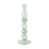 Bougeoir Art Bubbles en verre - h 24 x Ø 8.5 cm | Fleux | 7
