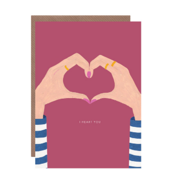 Carte Cœur I Heart You