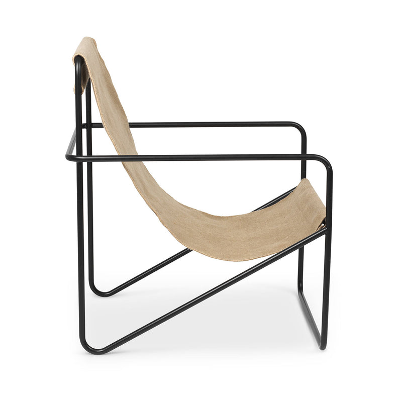 Chaise Lounge Desert Black / Sand