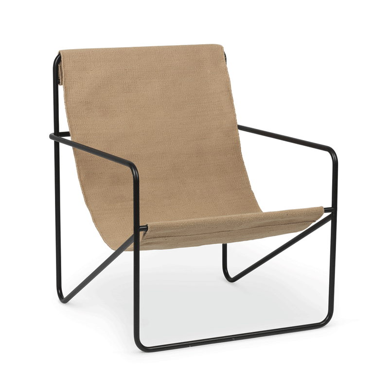 Chaise Lounge Desert Black / Sand