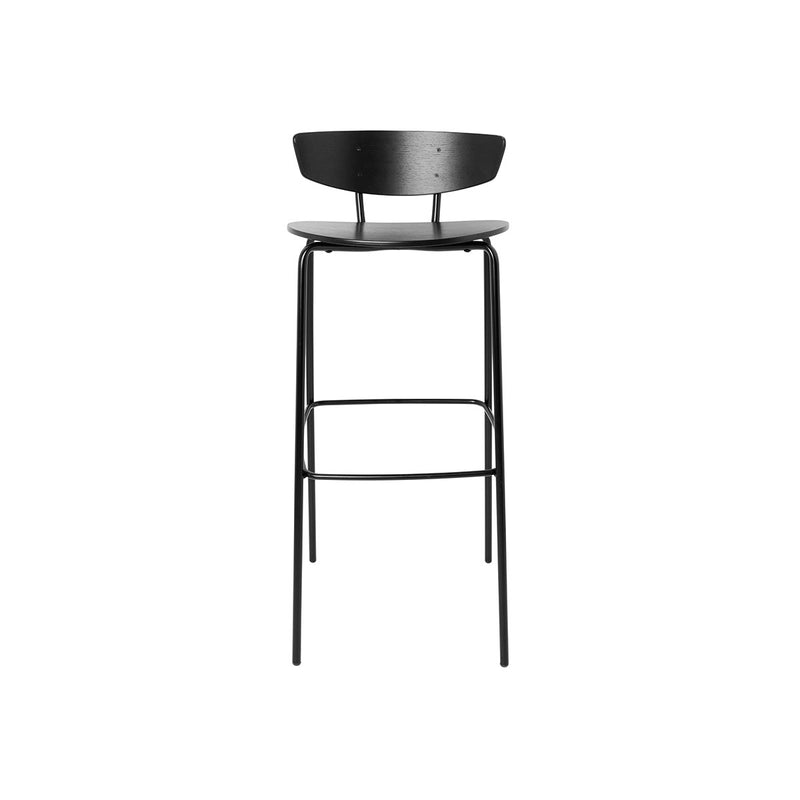 High Herman Bar Chair - Black
