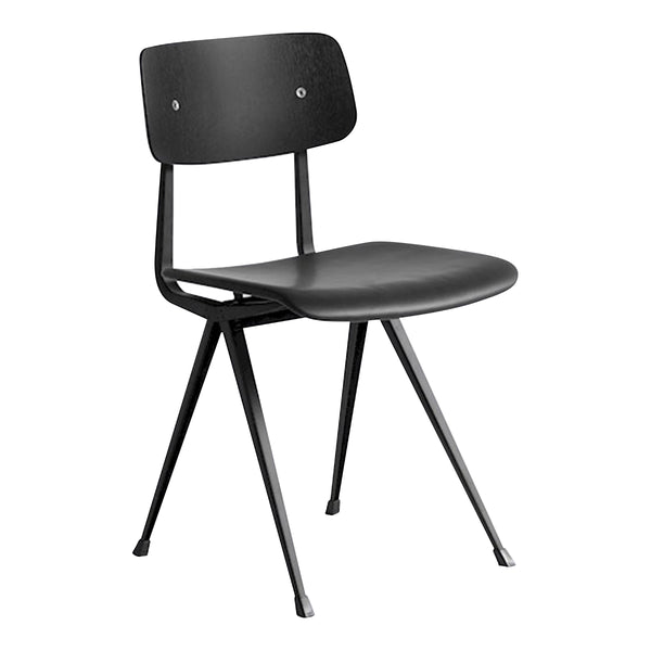 Result Chair Black - Lacquered Oak