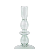 Bougeoir Art Bubbles en verre - h 24 x Ø 8.5 cm | Fleux | 8