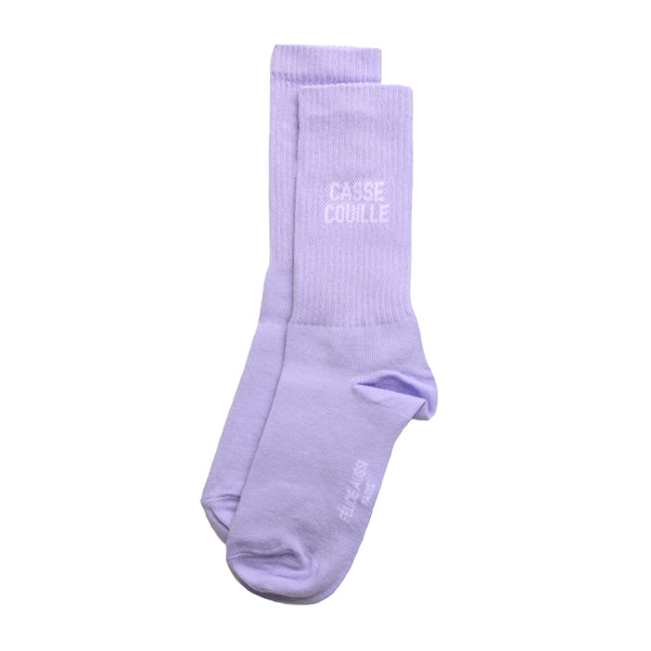 Chaussettes Casse Couille 36/40 - Mauve