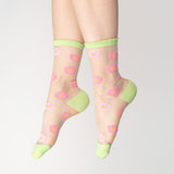 Chaussettes Transparentes Sakura | Fleux | 5