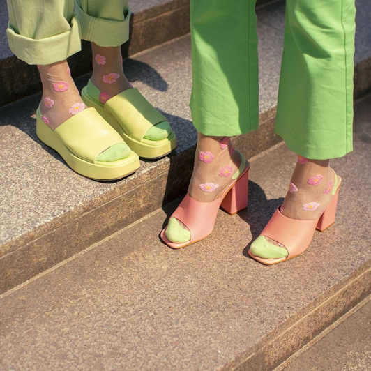Chaussettes Transparentes Sakura