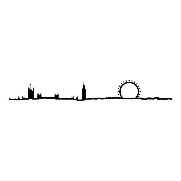 London Decorative Mini Border - Black - 19cm
