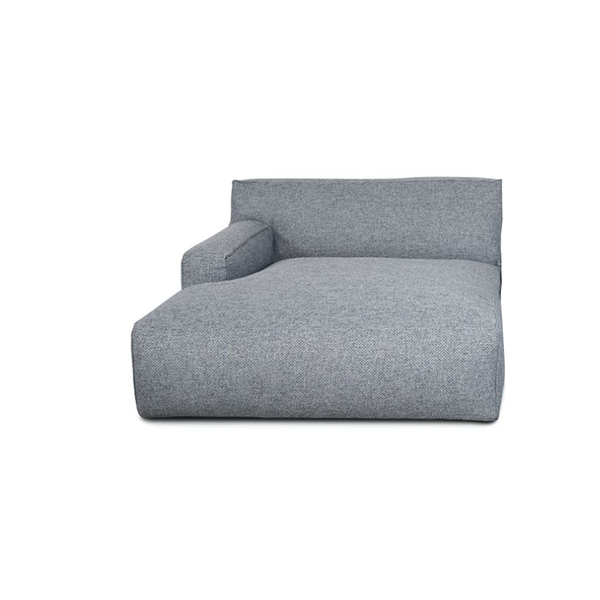 Accoudoir Gauche Clay Longchair - 1,5 places - Polvere 90 Gris