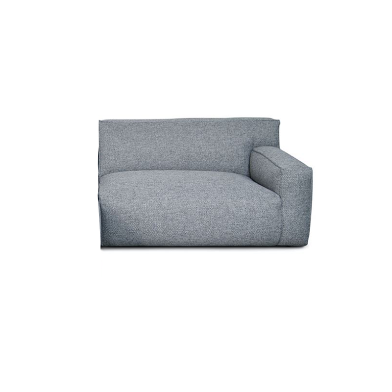 Accoudoir Droit Clay - 1,5 places - Polvere 90 Gris