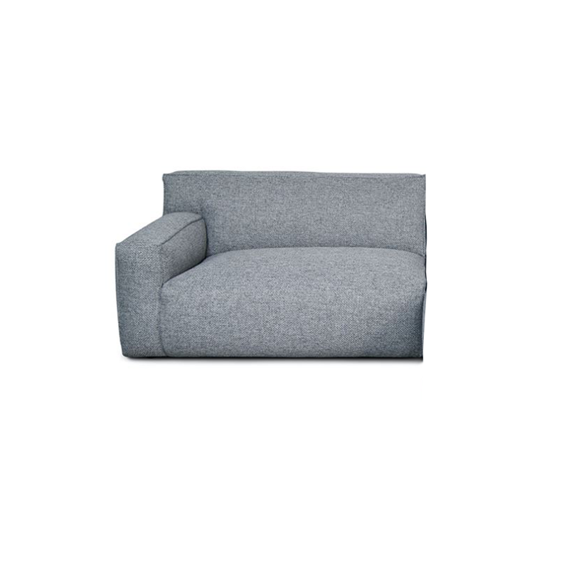 Accoudoir Gauche Clay - 1,5 places - Polvere 90 Gris