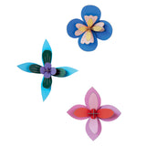 Cobalt Cocktail Flower Wall Decor | Fleux | 3