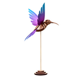 Trophée Origami Colibri Violet & Bleu | Fleux | 2