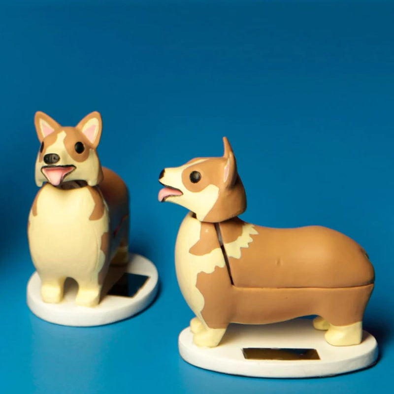 Figurine solaire Corgi Elroy – Fleux