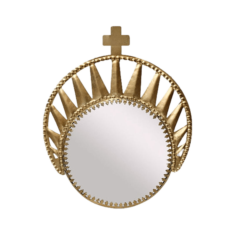 Miroir Exvoto Couronne - 15.5 × 19.5 cm