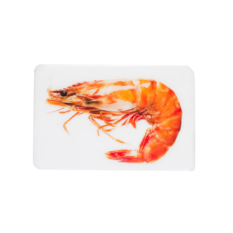 Wall decoration Giant prawn on a white background - 29 cm x 20 cm