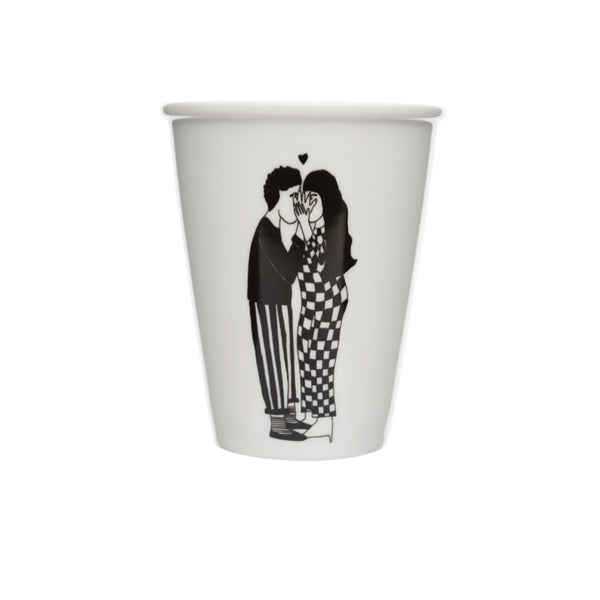 Gobelet embrasseurs secrets en porcelaine