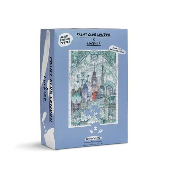 Puzzle London Paris Brussels - Lucille Clerc - 500 pièces