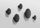 The Dots Coat Hook - Black | Fleux | 7