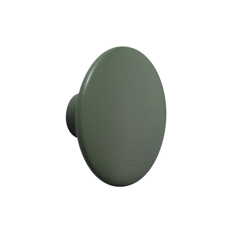 The Dots Coat Hook - Dusty Green