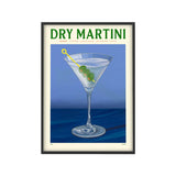 Affiche Cocktail - Elin PK - Dry Martini | Fleux | 2