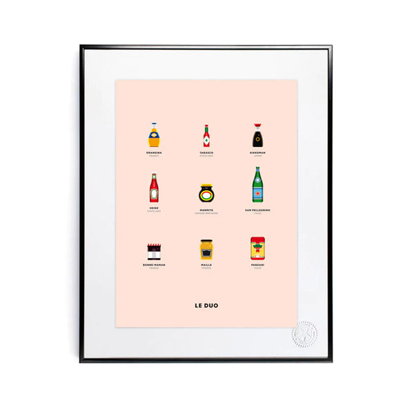 Le Duo Packaging poster - 40 x 50 cm