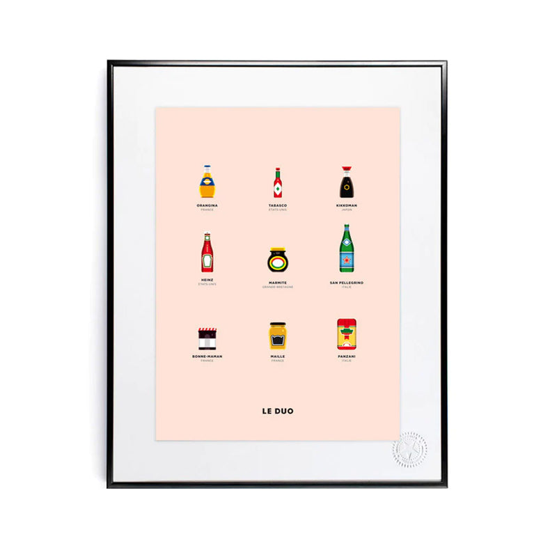 Le Duo Packaging poster - 40 x 50 cm
