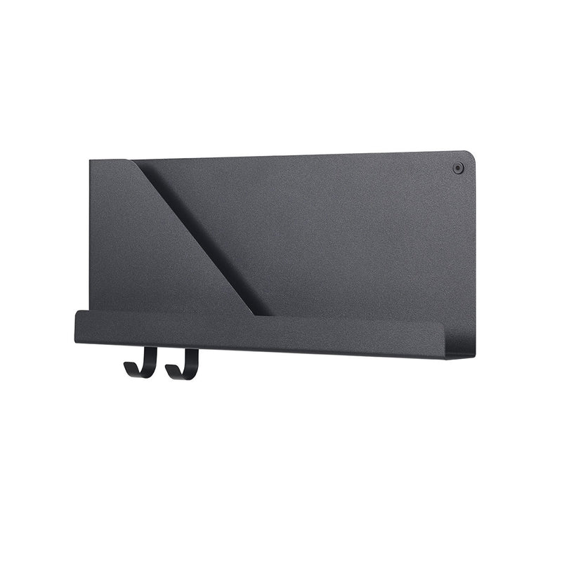 Wall shelf Folded Black S