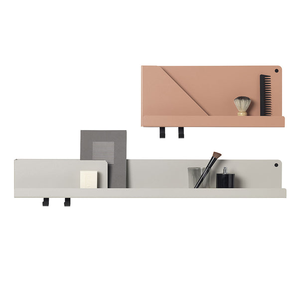 Wall shelf Folded Gray L
