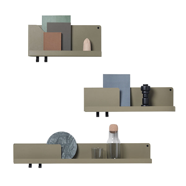 Wall shelf Folded Olive M