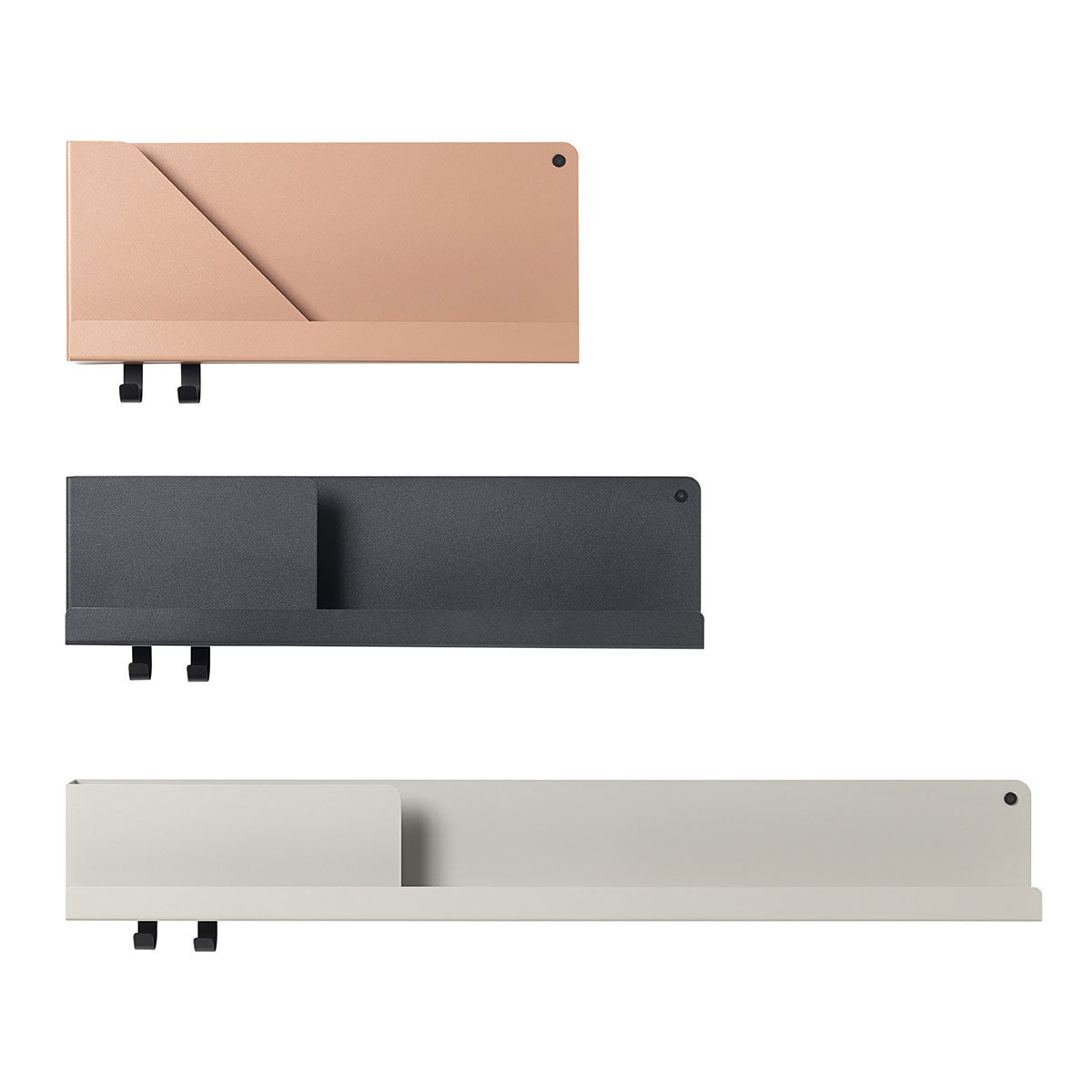 MUUTO FOLDED SHELVES SMALL グレー etagere-murale-folded-