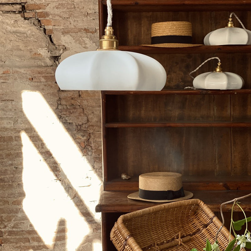 Maria portable lamp in biscuit porcelain - Ø 24 cm