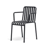 Palissade armchair in powder coated steel - Anthracite | Fleux | 3