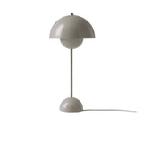 Lampe à poser Flowerpot VP3 by Verner Panton - Gris beige | Fleux | 2