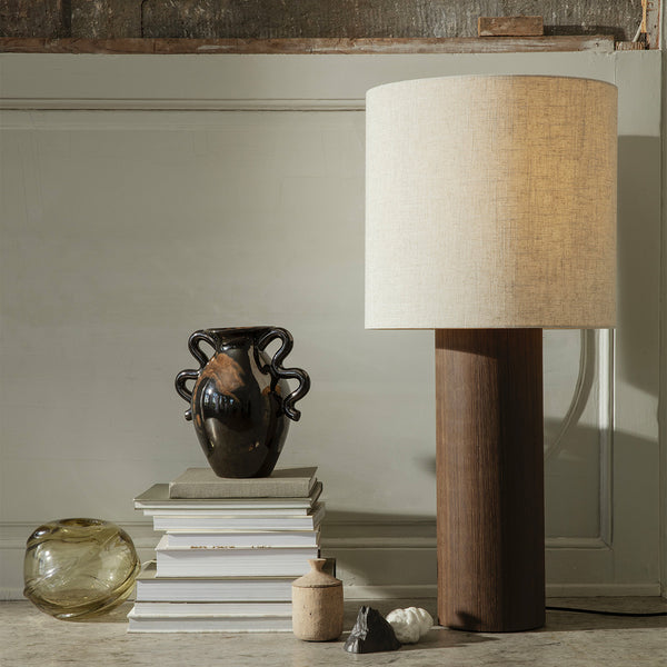 Eclipse Linen lampshade H 40 cm - Natural