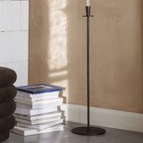 Hoy Casted candlestick - h 86 cm - Black | Fleux | 3