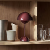 Flowerpot VP9 wireless table lamp - Dark Plum | Fleux | 3