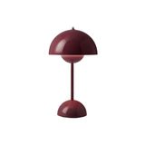 Flowerpot VP9 wireless table lamp - Dark Plum | Fleux | 2