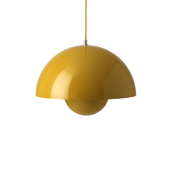 Flowerpot pendant light VP7 - Mustard yellow