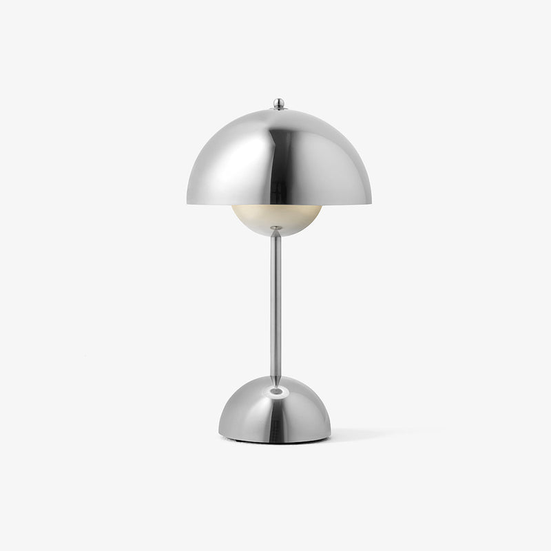 Flowerpot VP9 wireless table lamp - Chrome